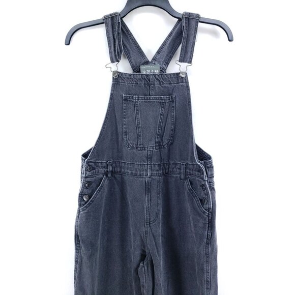 Denim Co. Womens Size 6 Black Denim Overalls With Pockets & Adjustable Straps - Picture 3 of 9